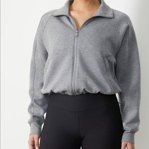Abercrombie and Fitch YPB Long-Sleeve Neoprene Full-Zip S